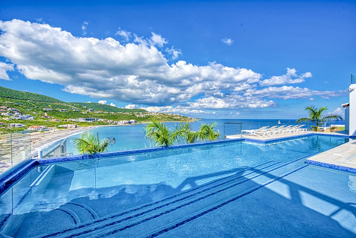 Amalia 7_Location villa piscine vue mer Saint Martin